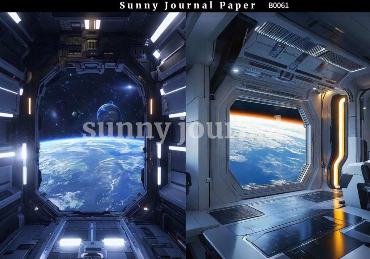 B0061-Second Planet, Outer Space, Cosmic Immigration Paper A5 paper 10pcs no repeat