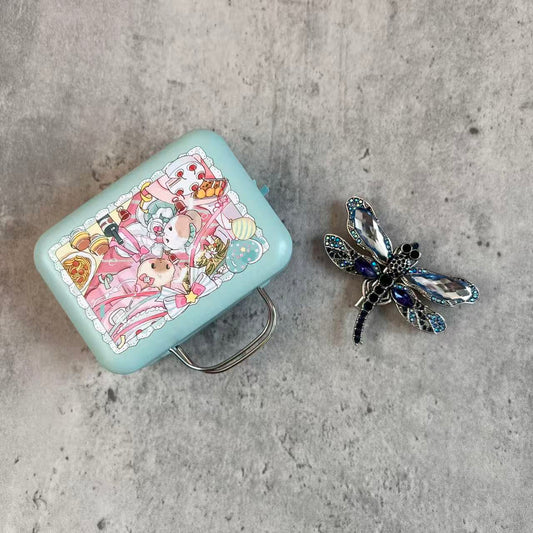 Sunny Handmade Blue Gragonfly Journal Clips