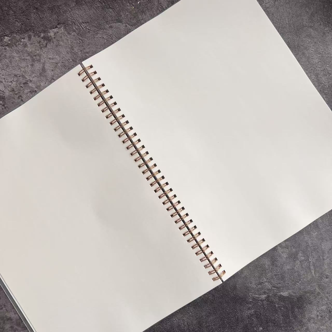 Brown Leopard A4 Release Paper Books Closed Iron Ring Binder  (50 PCS)