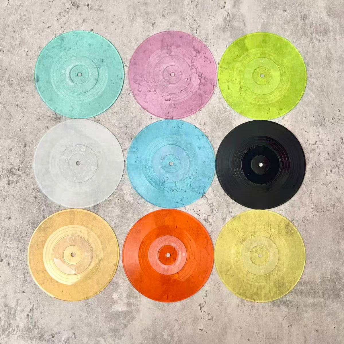 Muti-color Round CD ATC cards 10.5cm
