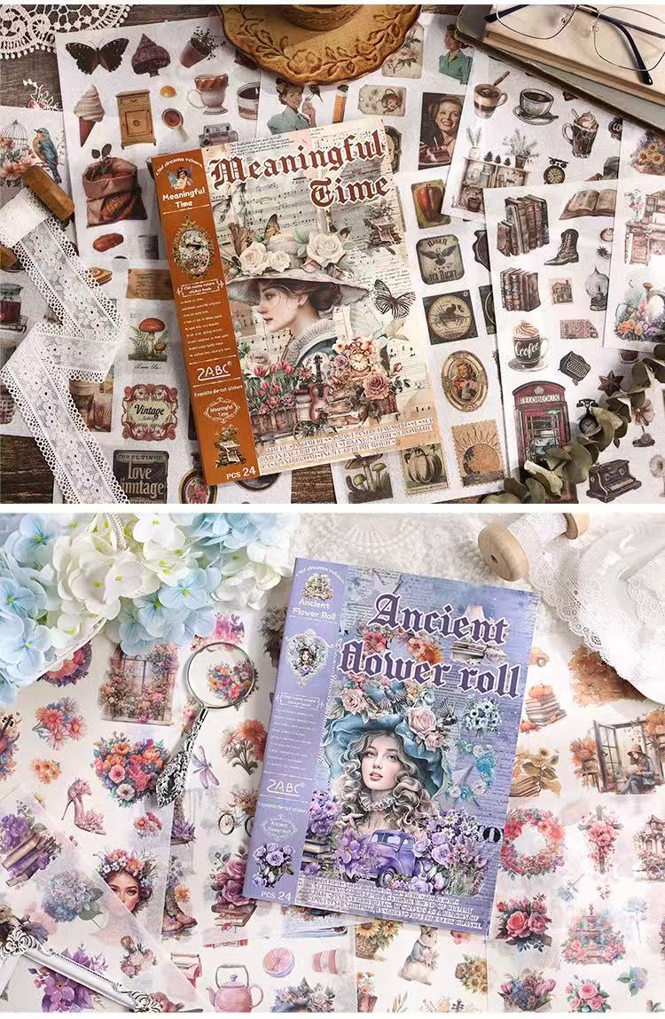 Sticker Book---Vintage Theme《Old Dream Voyage Series》