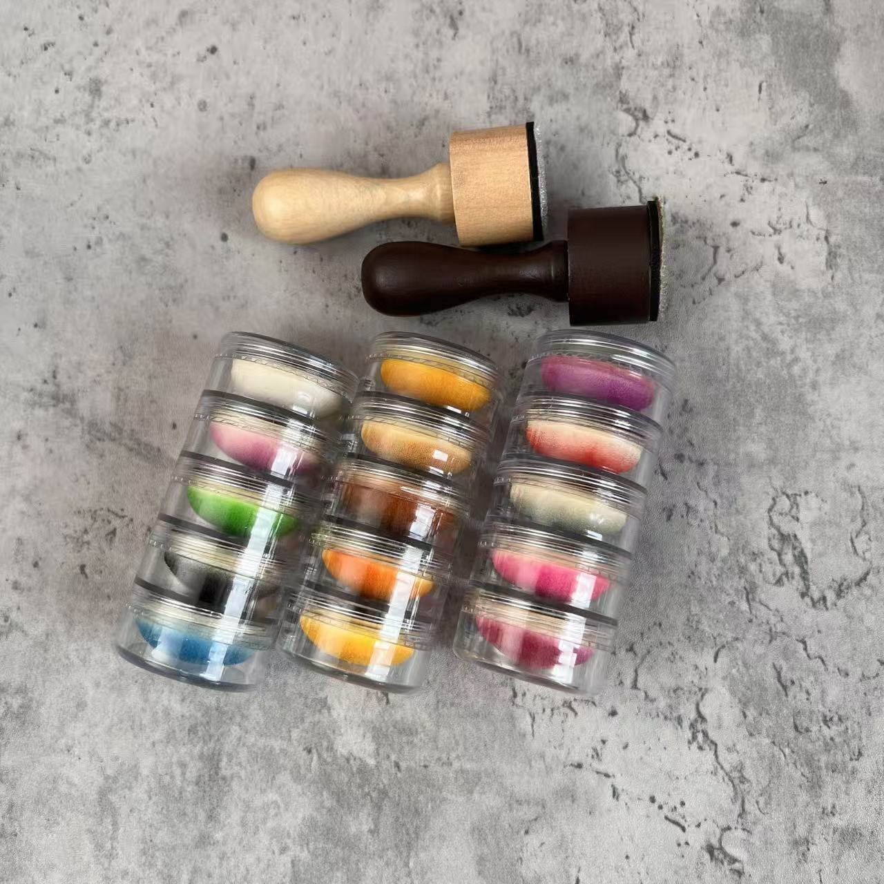Brush Head Storage Case and Handle Set for Journaling