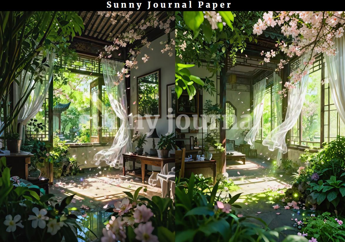 B0020-Chinese tradition style A5 Paper 10 pcs no repeat
