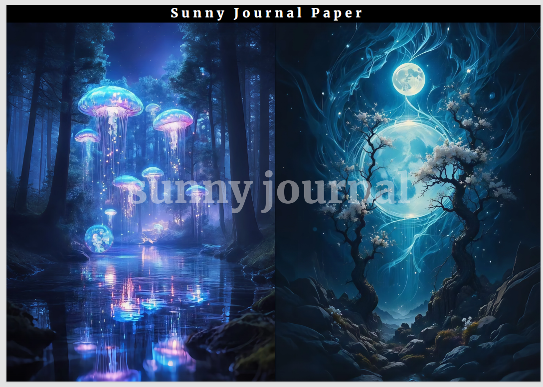 B0001-Fantasy A5 Paper 10 pcs no repeat