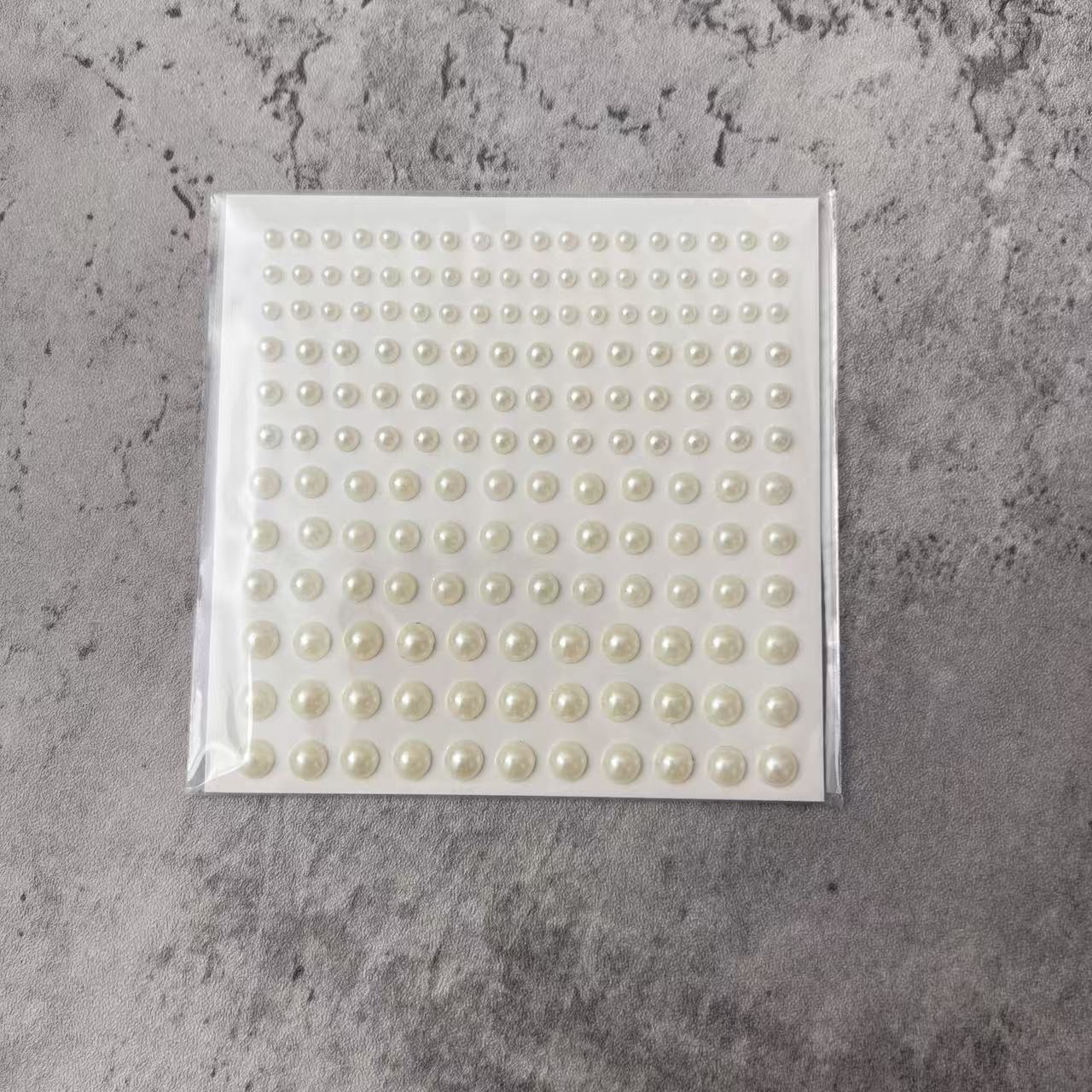 3D Pearl Stickers (white/pink/blue)