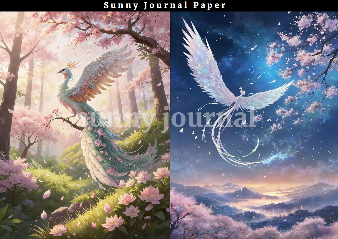 B0011-Phoenix A5 Paper 10 pcs no repeat