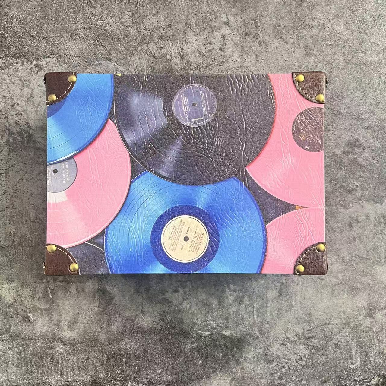 D0013 Vintage CD Wooden Box