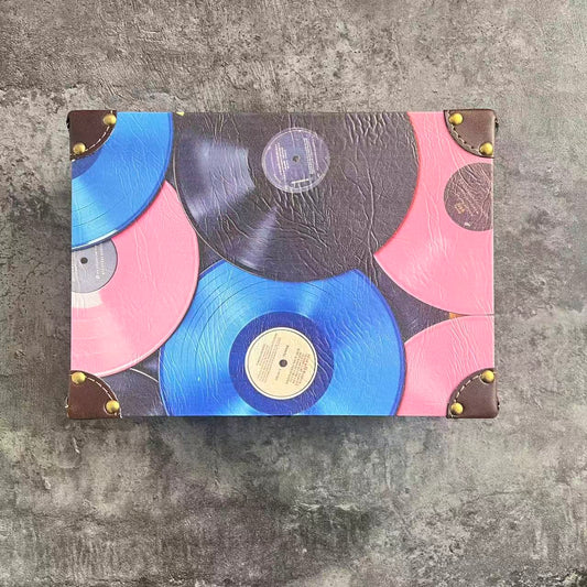 D0013 Vintage CD Wooden Box
