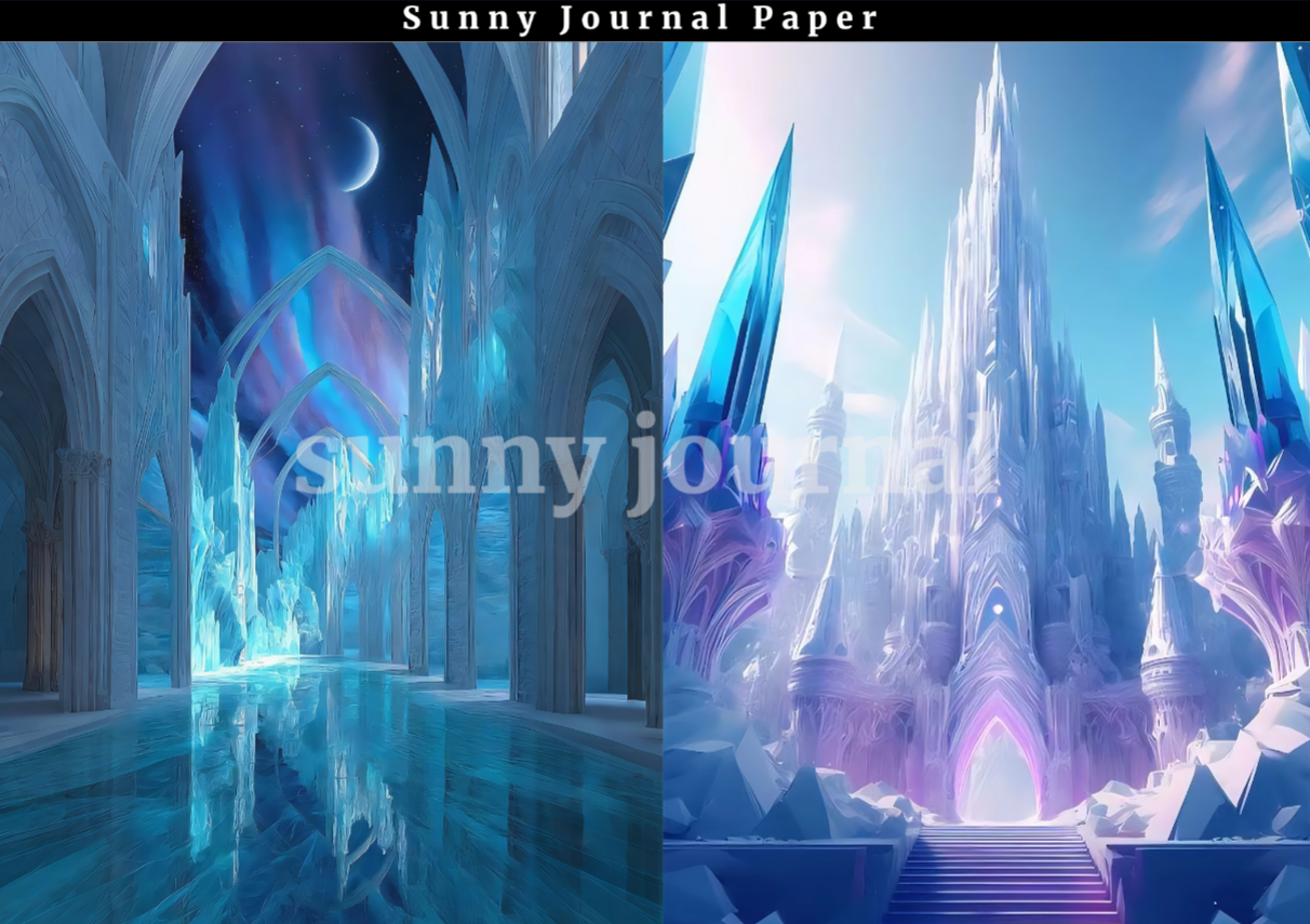 B0046-Magic Background A5 paper 10pcs no repeat