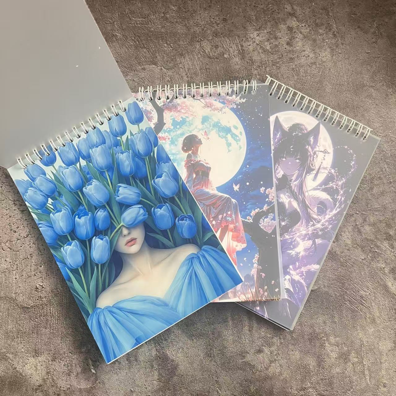 A5 Spiral Journal Notebook - Custom Cover Available with Your Design