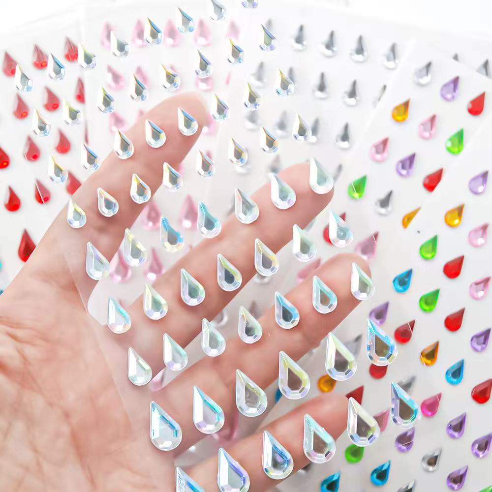 Gothic Tears Water drop 3D Stickers