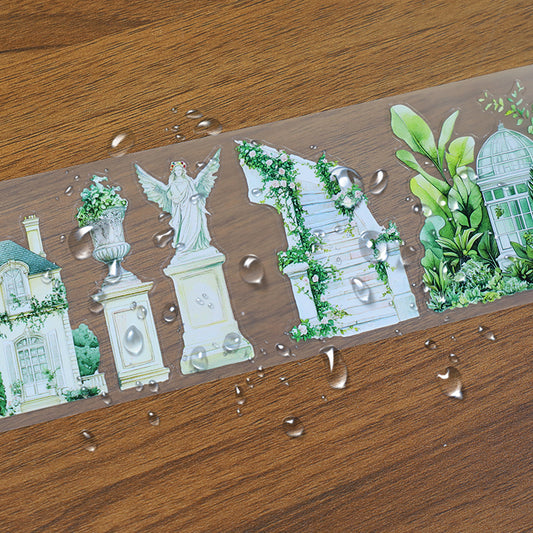 Tape Roll Set《Western Mansion》4 rolls (2 roll PET+2 roll Washi)