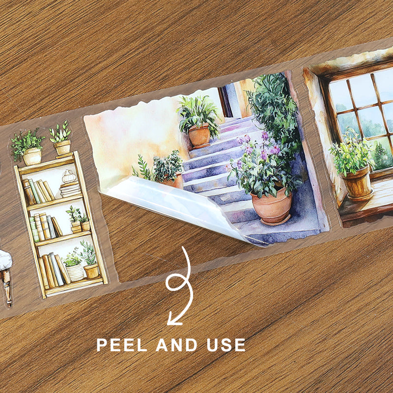Tape Roll Set《Cute Playful Cat》4 PET Rolls