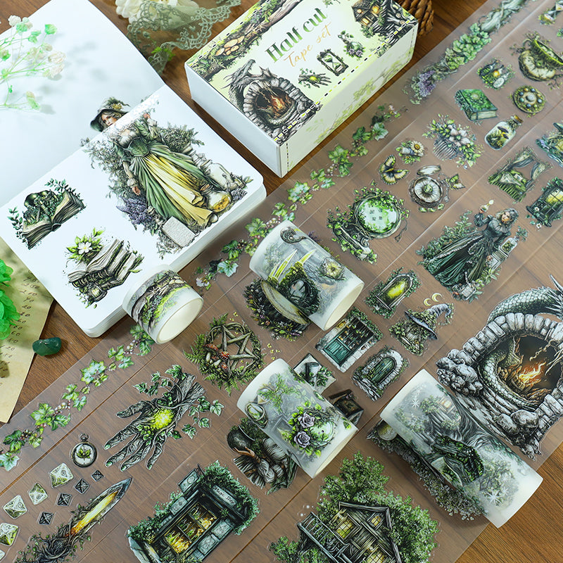 Tape Roll Set 《Forest Magic》4 rolls of PET