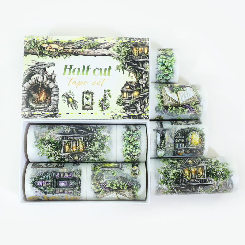 Tape Roll Set 《Forest Magic》4 rolls of PET