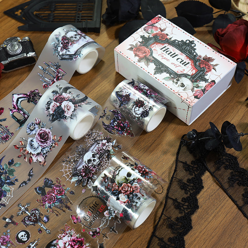 Tape Roll Set 《Gothic Aesthetics》4 rolls of PET