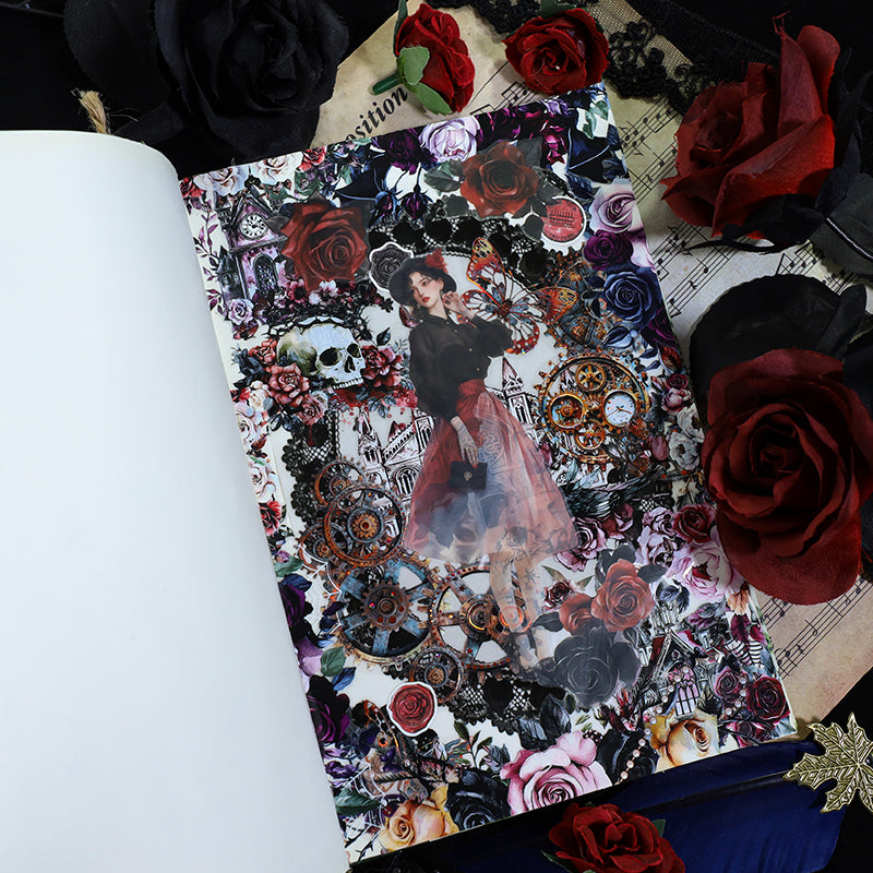 Tape Roll Set 《Gothic Aesthetics》4 rolls of PET