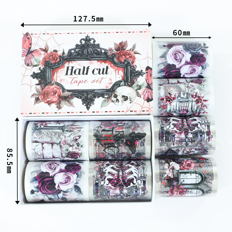 Tape Roll Set 《Gothic Aesthetics》4 rolls of PET