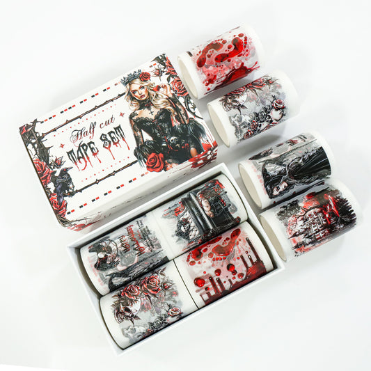 Tape Roll Set《Holloween Whisper》4 rolls of PET Tape