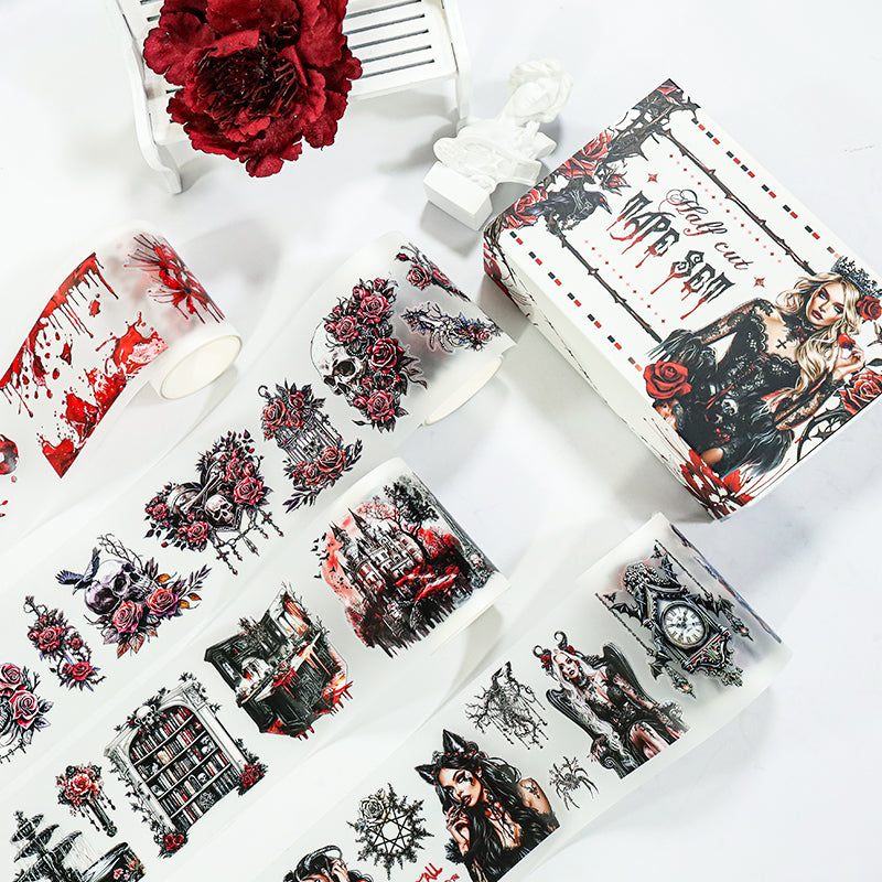 Tape Roll Set《Holloween Whisper》4 rolls of PET Tape