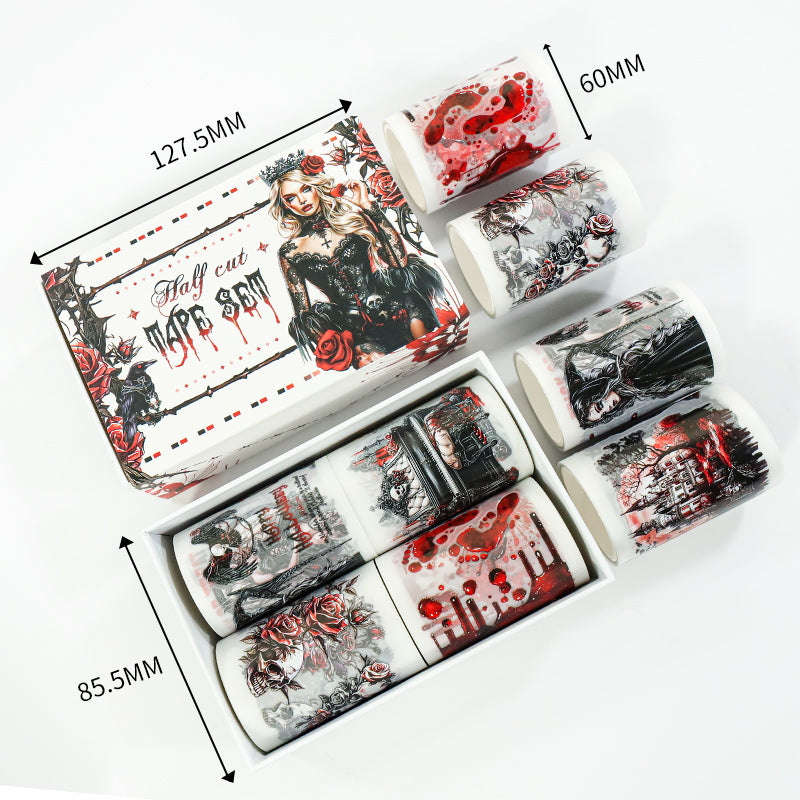 Tape Roll Set《Holloween Whisper》4 rolls of PET Tape