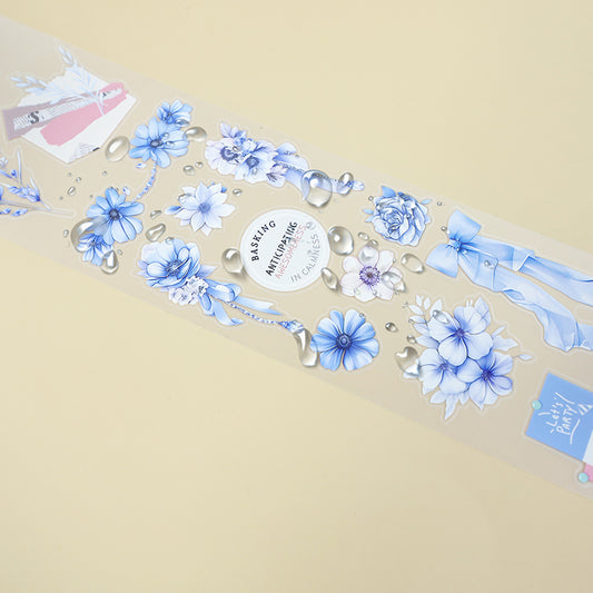 Tape Roll Set《Azure Blue》4 PET Rolls