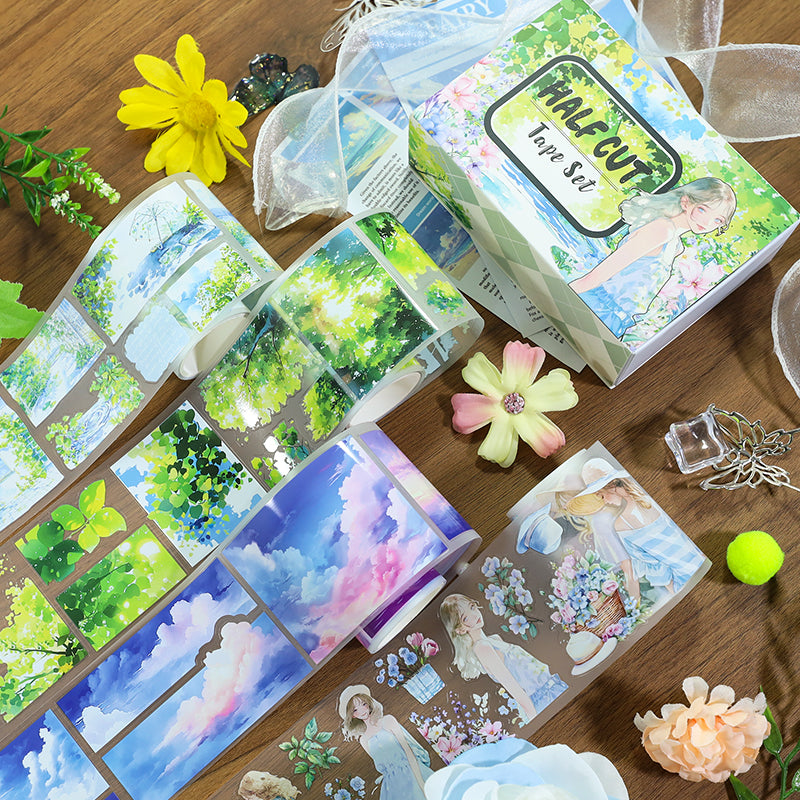 Tape Roll Set《Cool Summer》4 PET Rolls