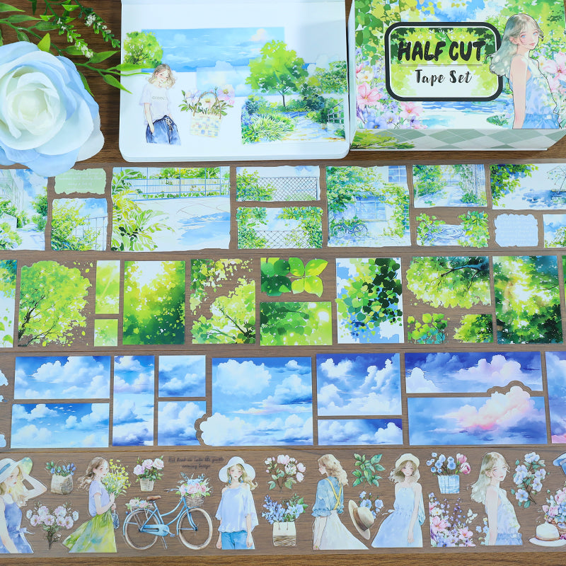 Tape Roll Set《Cool Summer》4 PET Rolls