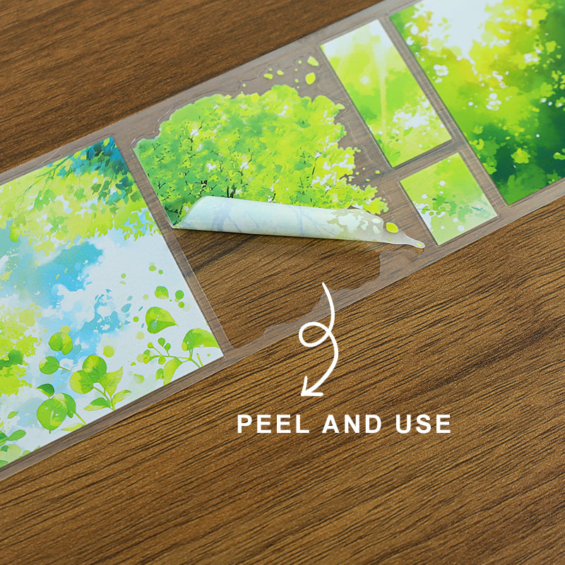 Tape Roll Set《Cool Summer》4 PET Rolls