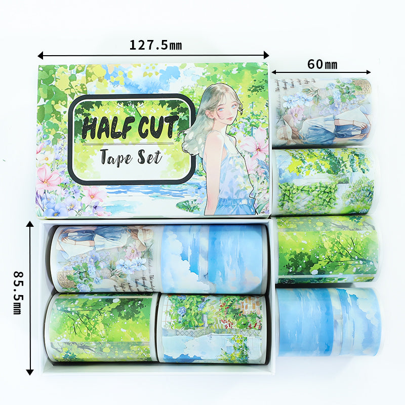 Tape Roll Set《Cool Summer》4 PET Rolls