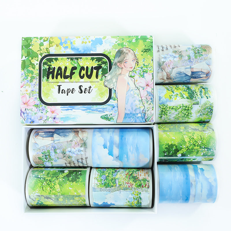 Tape Roll Set《Cool Summer》4 PET Rolls