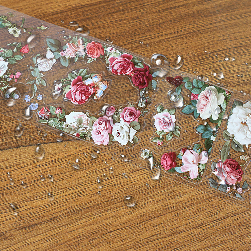 Tape Roll Set 《Butterfly Envelope》4 rolls (2 roll PET+2 roll Washi)