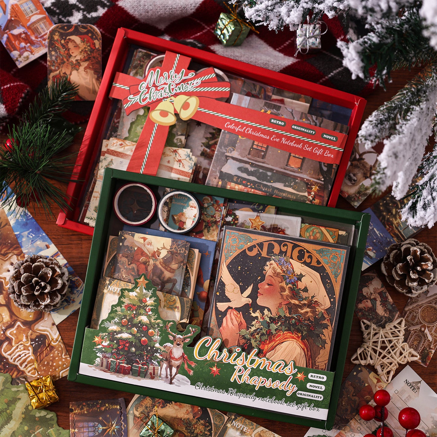 Christmas Themed Journal Set