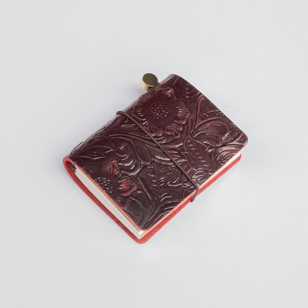 Medium Size Retro Real Leather Journal Book