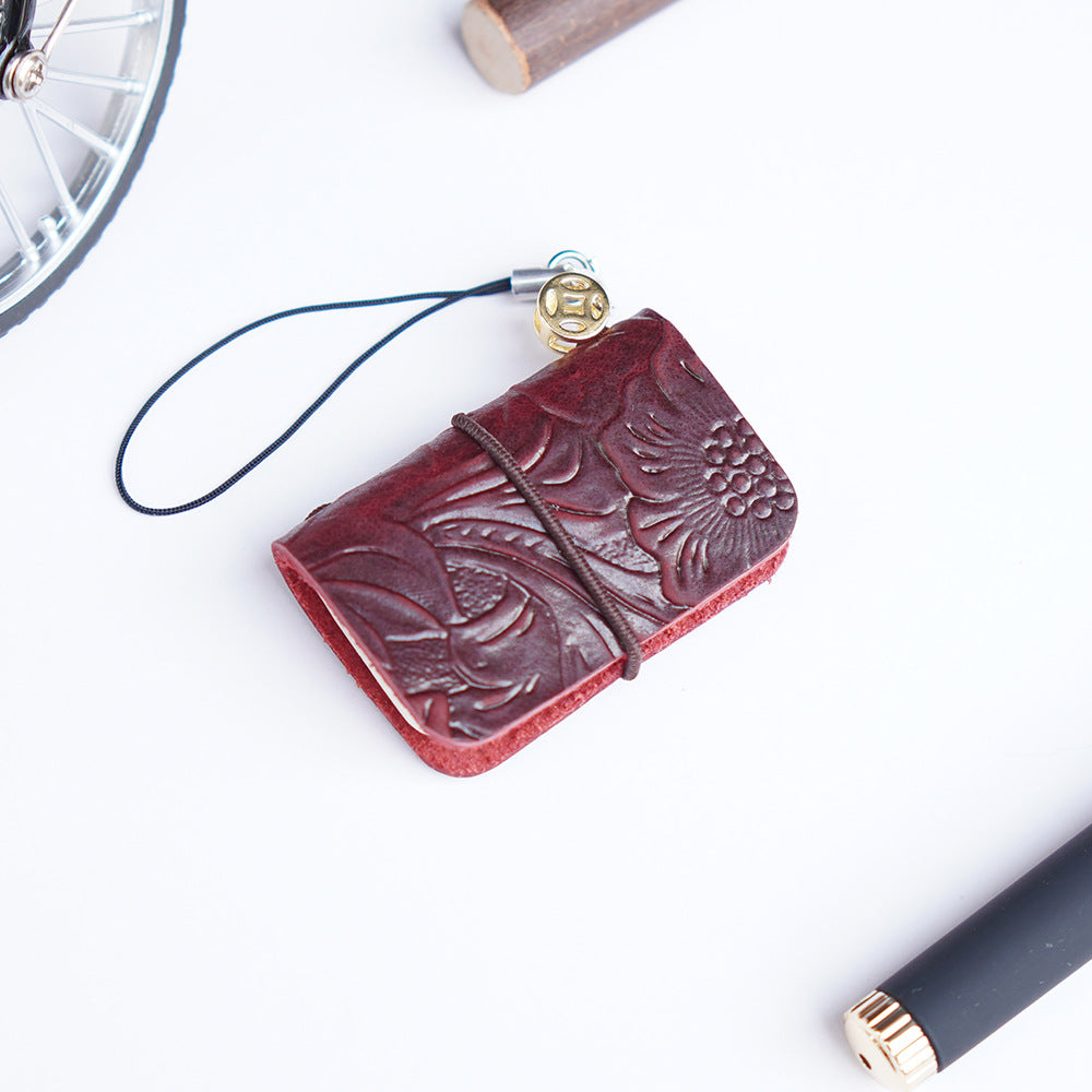 Mini Retro Real Leather Journal Book