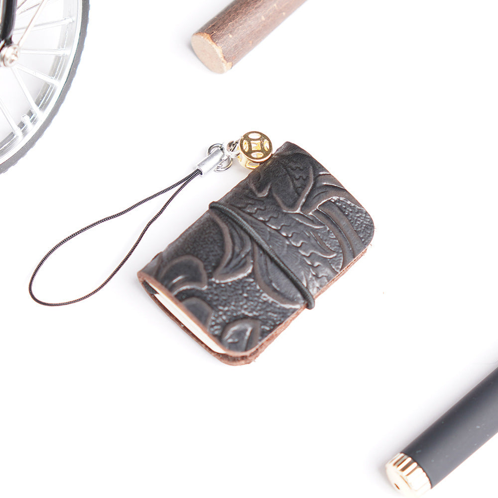 Mini Retro Real Leather Journal Book