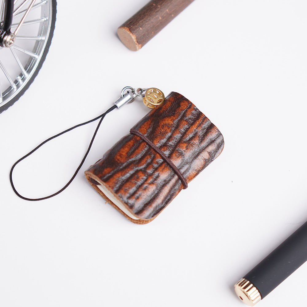 Mini Retro Real Leather Journal Book