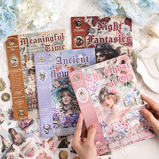 Sticker Book---Vintage Theme《Old Dream Voyage Series》