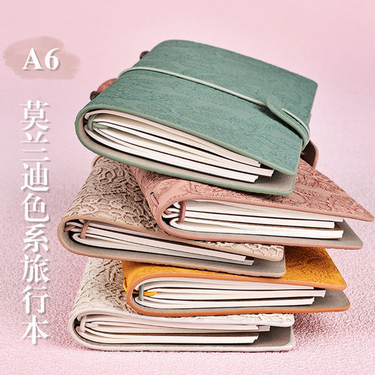 A6 vintage patterns journal