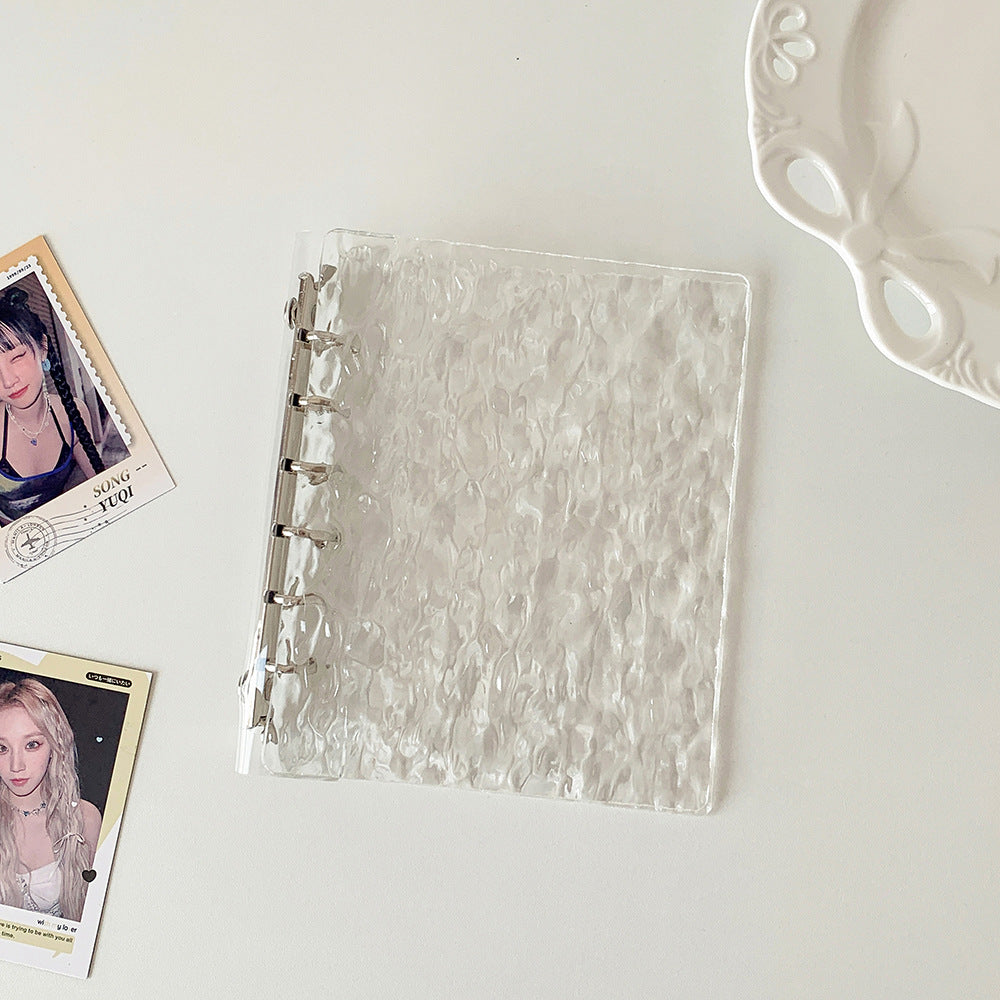 A7 Rippled Acrylic Material Loop Binder