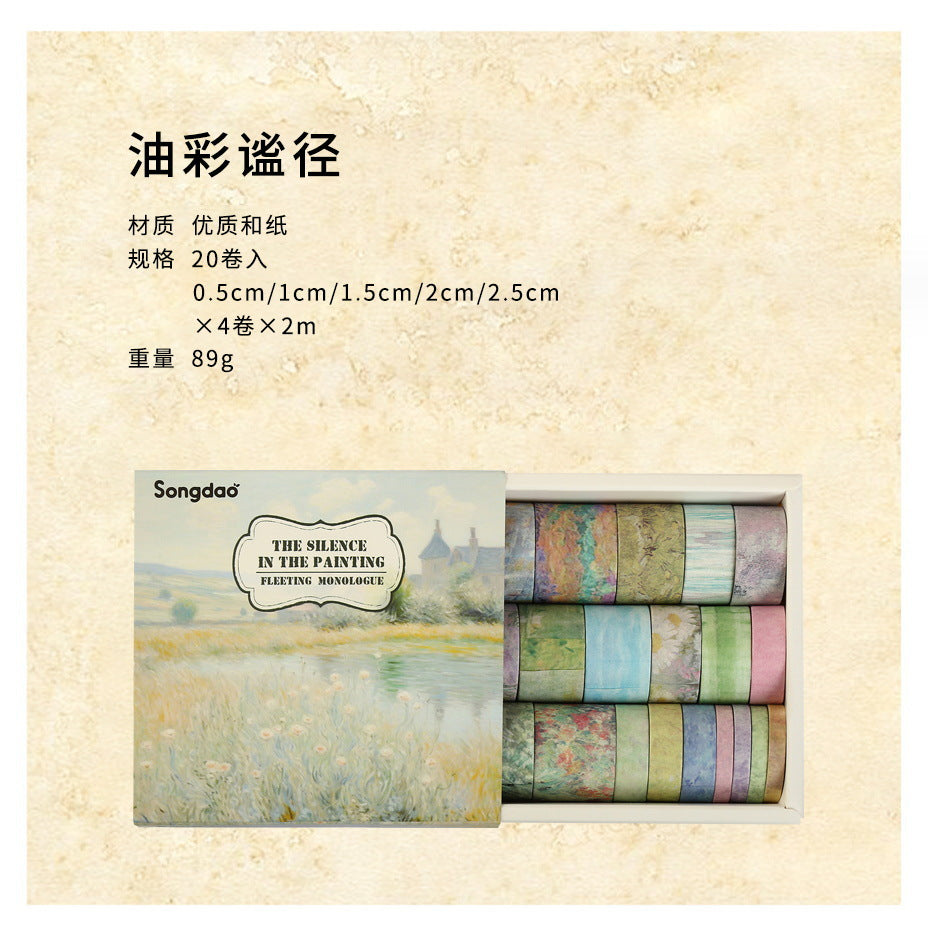 Vintage Scrapbook Tape Set 20 rolls
