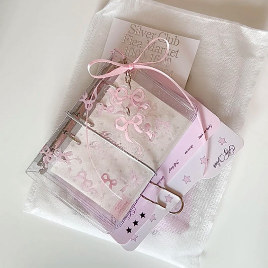 M5 ATC Pink Bow Binder(only cover)