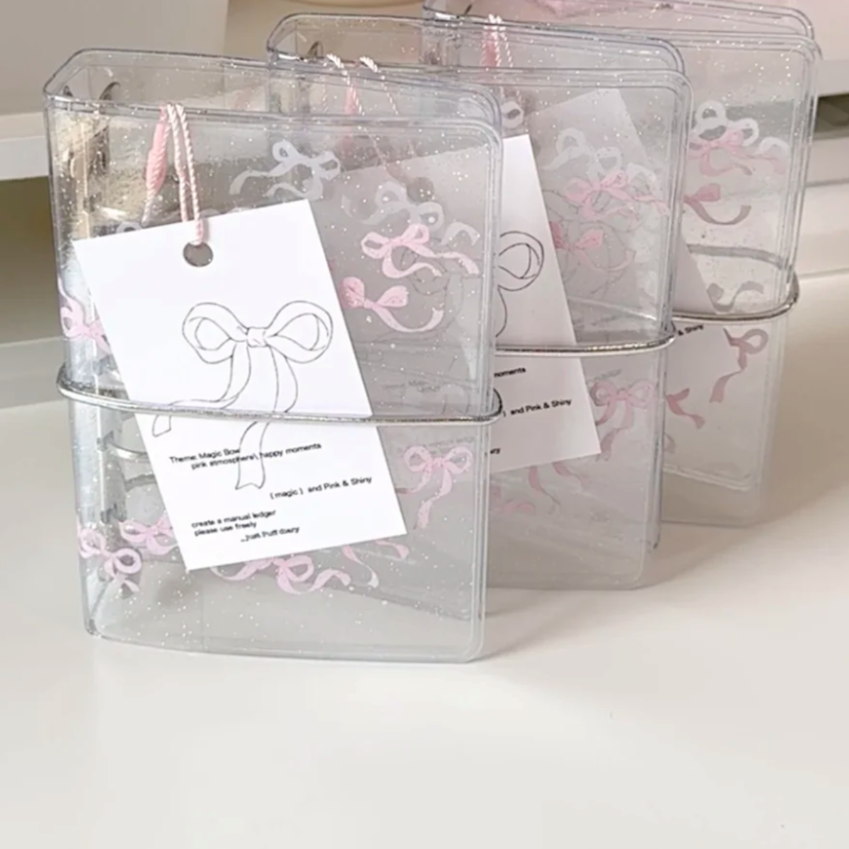 M5 ATC Pink Bow Binder(only cover)