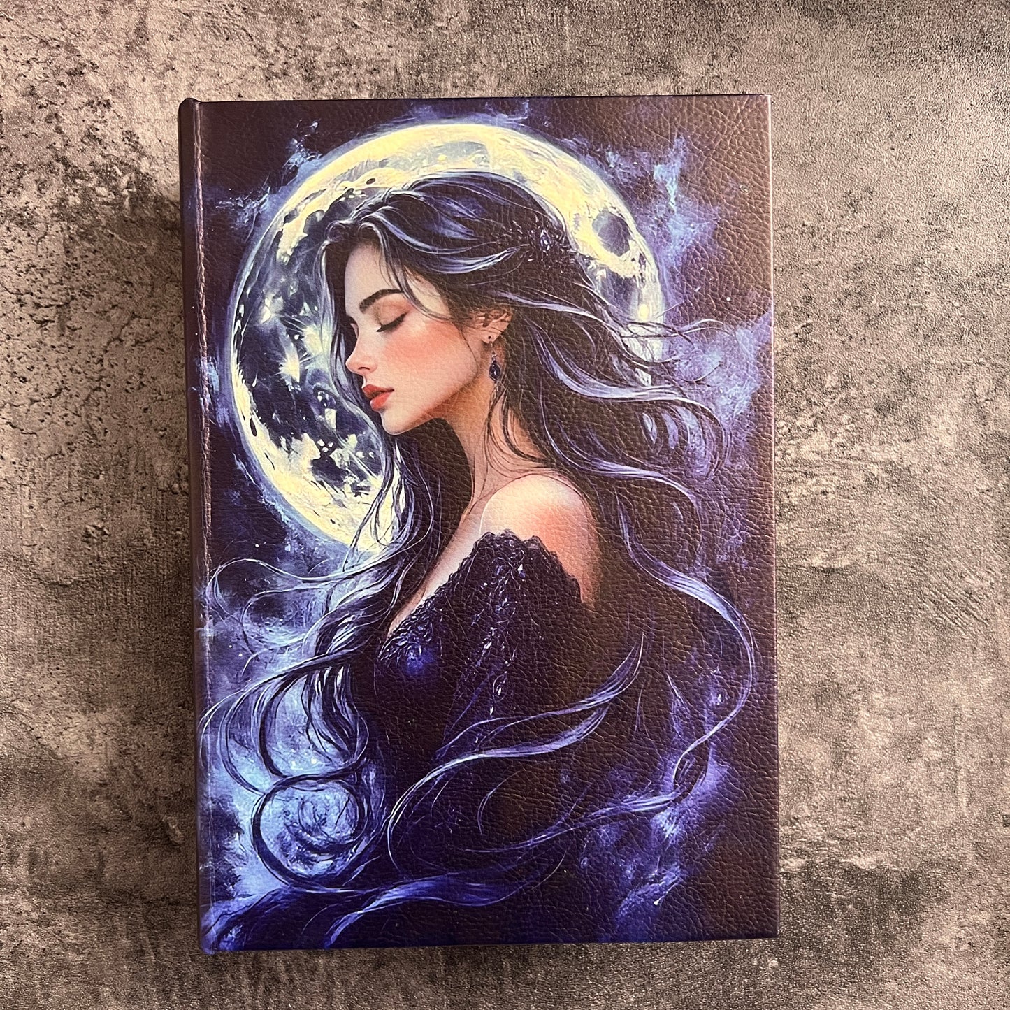 D0019 Magic Moon and Fairy Wooden Book Box