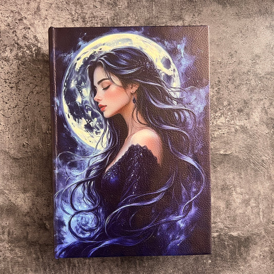 D0019 Magic Moon and Fairy Wooden Book Box
