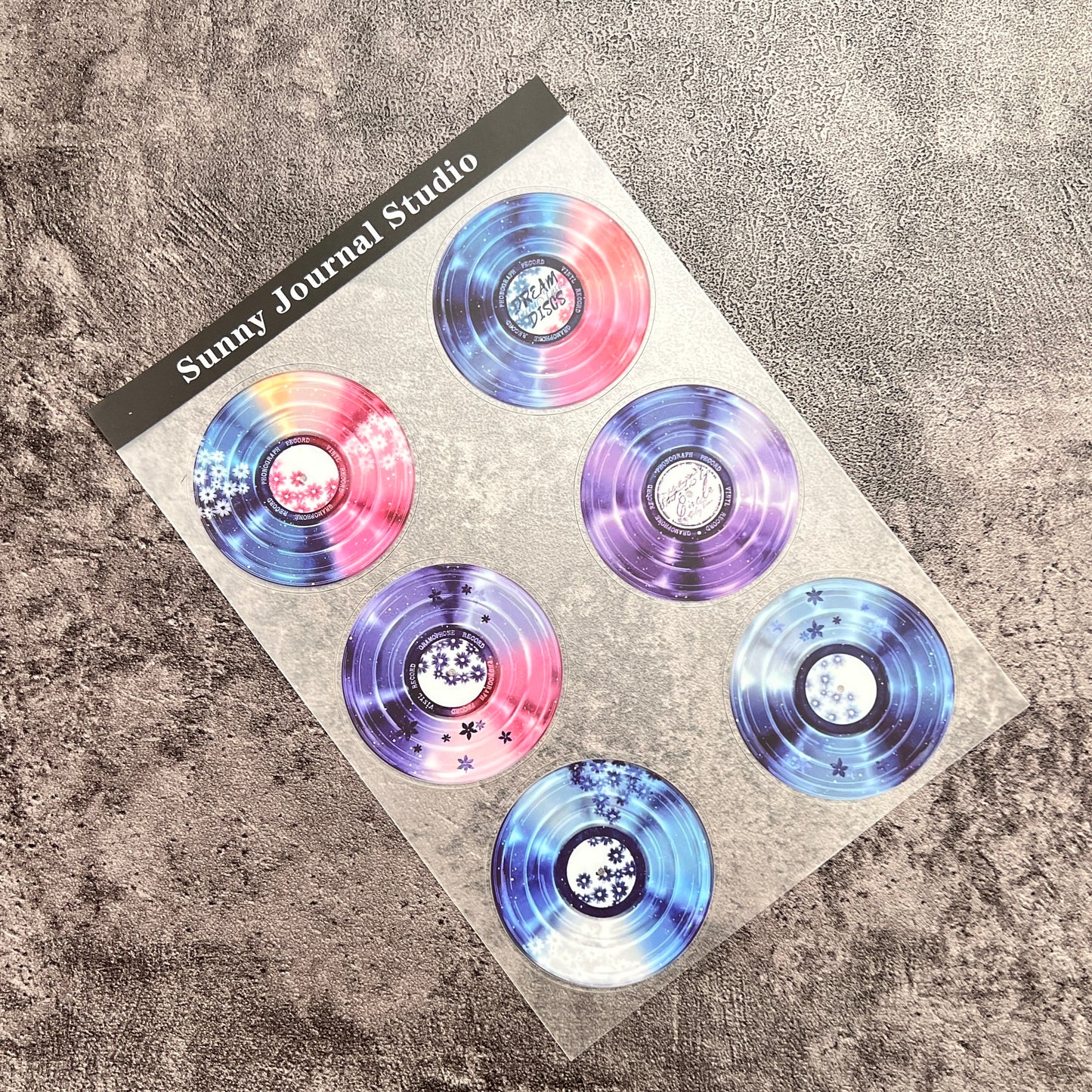 A0036--Sakura CD PET Sticker 1 Pcs A5 Size