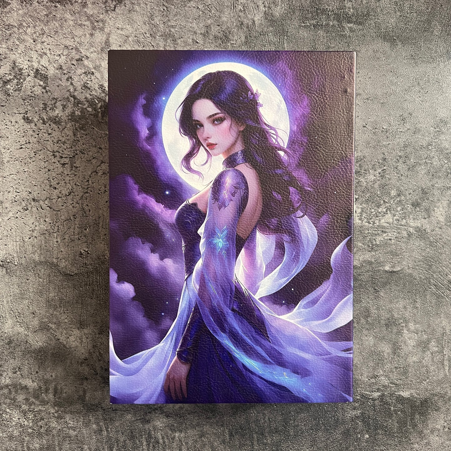 D0019 Magic Moon and Fairy Wooden Book Box