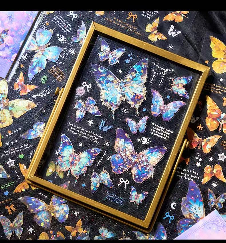 Butterfly PET PRE-CUT Sticker Book