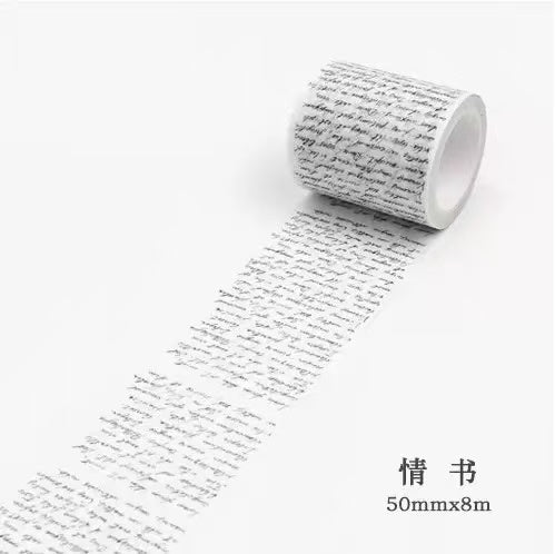 Washi Tape Handwriting length:8m