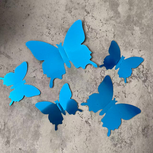 Reflective Mirror 3D Butterfly